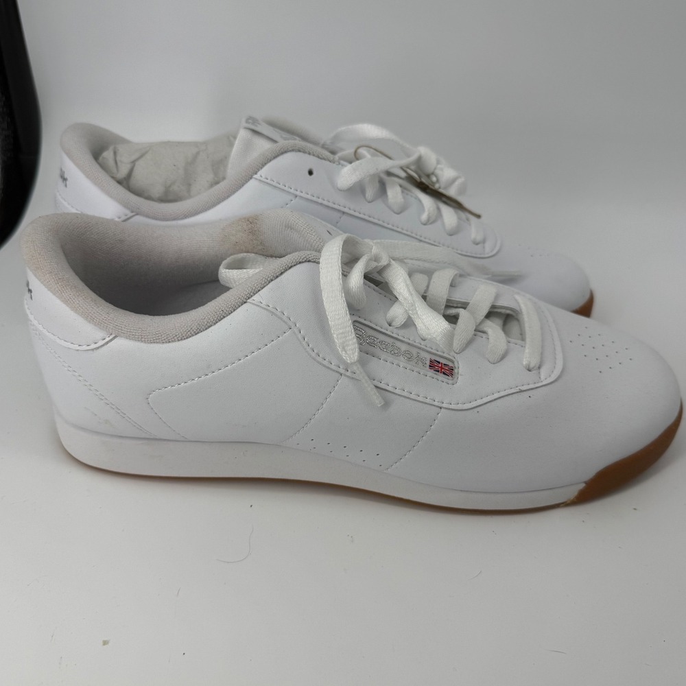 Reebok Princess Womens Training Sneakers White Gum Sole BS8458 US 11